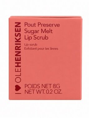 Ole Henriksen Coral Pink Pout Preserve Sugar Melt Lip Scrub